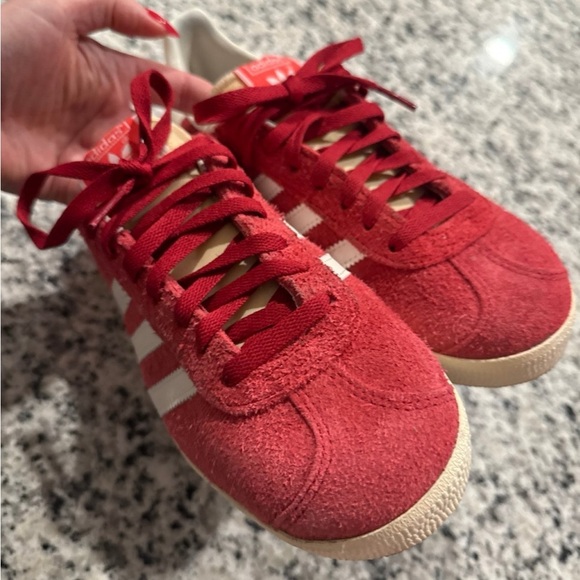 SOLD. Adidas Gazelle Red - Picture 3 of 5